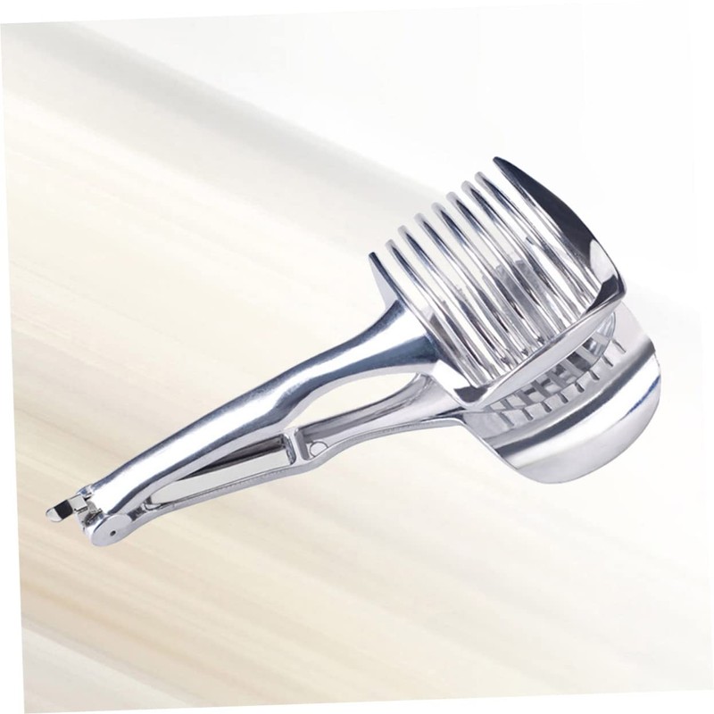 KICHOUSE Fruit Slicer Lemon Cutter Corers Slicer Handheld Clamp Easy-to-use