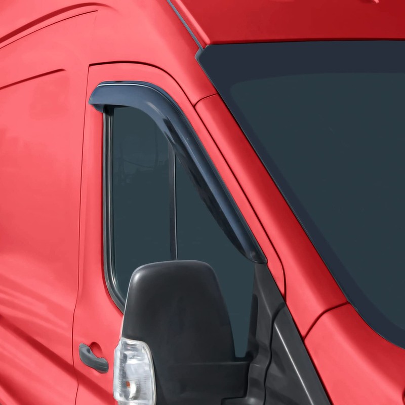 Voron Glass Tape-on Extra Durable Rain Guards for Ford Transit