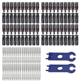40 Pares Conectores Solares Macho - Hembra MC4 con Llave dual Impermeable para Panel Solar IP67 1000 V 30 A