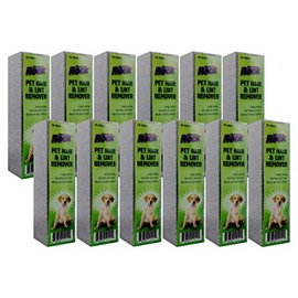 HI-TECH Magna Rock Pet Hair Remover Stone – Dog & Cat Fur Removal Tool for Car Interior, Furniture, Carpets & Upholstery – Eco-Friendly, Reusable, Easy to Use – Professional Detailer’s Choice, 12 Pack