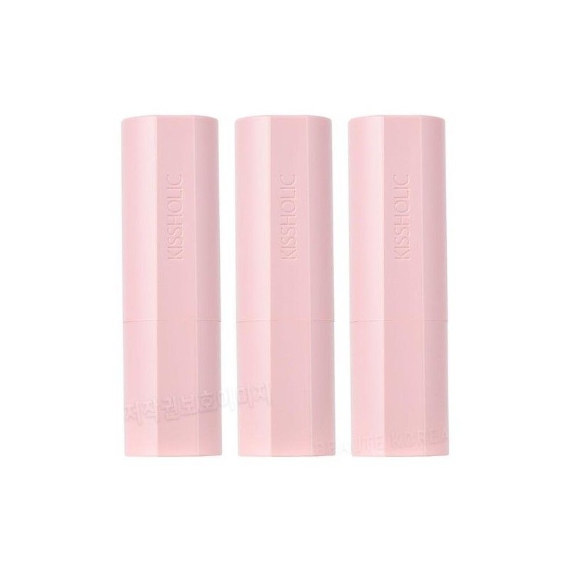 The Saem Kissholic Lipstick Matte OR04 Grapefruit Blended 3pcs (44367417)