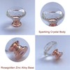 GKONGU Drawer Knobs, Pack of 10 Crystal Glass Door Knobs,