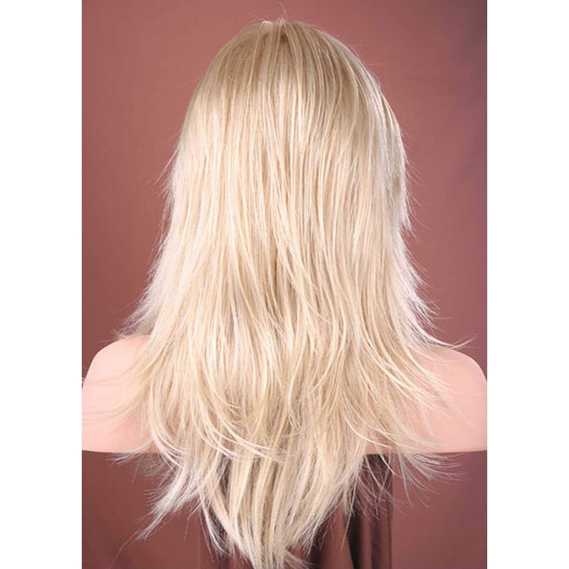 Forever Young Ladies Ash Blonde Long Flicked Layers Wig