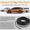 AcbbMNS 32.8Ft (10M) Universal Car Door Edge Guards, White, Rubber,
