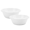 2PCS Cat Bowls Pet Feeding Dish 6.3 Inch, Wide Pet