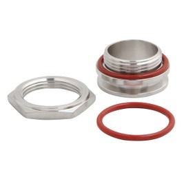 Semfeil Brew 1.5" Tri Clamp Bulkhead Fitting - 304 Stainless Steel Weldless Homebrew Kettle Pot
