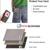 ProChosen Credit Card Holder Wallet,RFID Blocking Small Wallets Genuine Leather