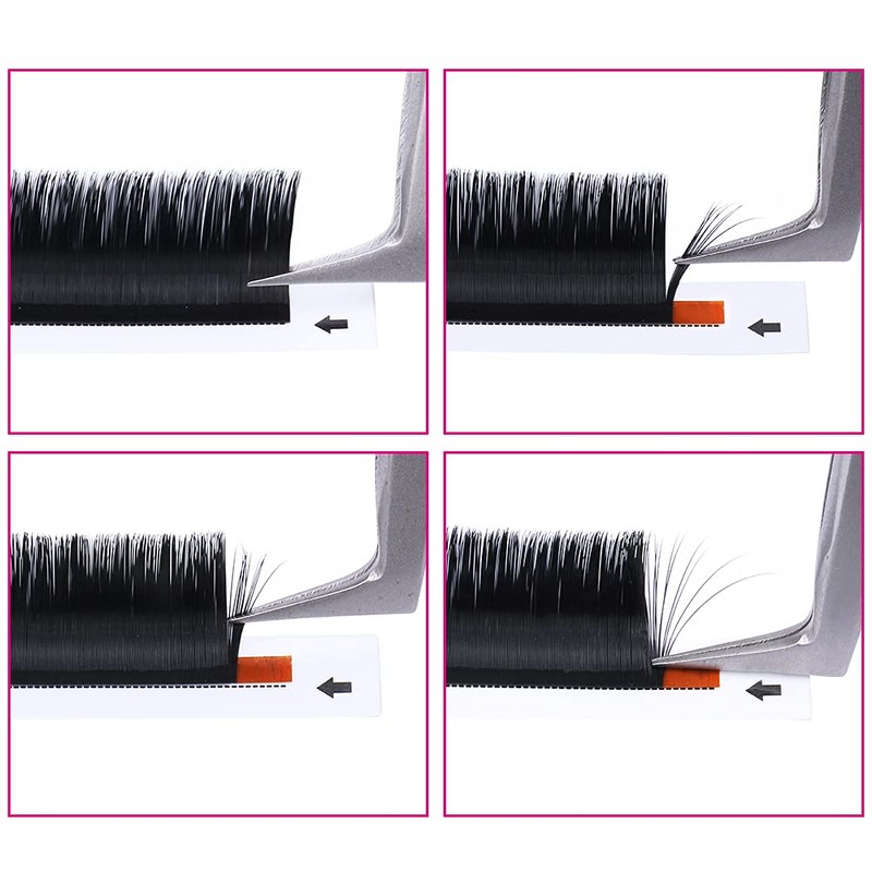 Fadlash Easy Fan Lashes, Volume Technique Eyelashes, Curl Eyelash Extensions,