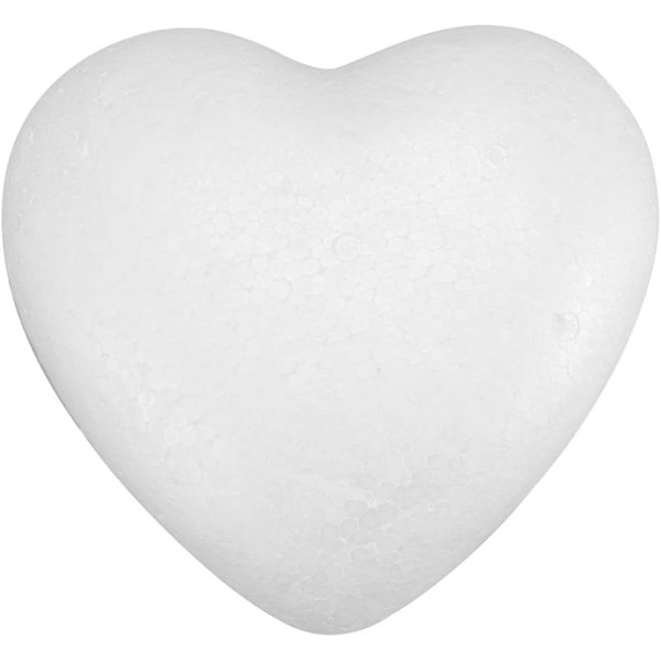 Crafare Craft Foam Heart 5 Inch 4 Pack Polystyrene Foam