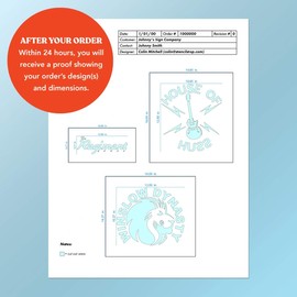 Stencil Stop Custom Stencil - Customizable for Logos, Businesses, Images - 14 Mil Mylar Plastic [3 x 3 inches]