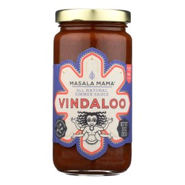 UD_Masala Mama Case of 6 10 Oz Vindaloo Simmer Sauce Garlic Flavored Bottle Packaging