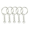 20MM Split Ring with Chain and Screw Key KEYRINGS Keyring
