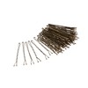 Glamour Style Hair Pins, Bronze, Pack of 60