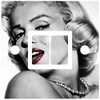 Marilyn Monroe Black & White Light Switch Sticker Cover Skin