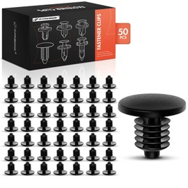 A-Premium 50PCS Nylon Door Seal Retainer Clip Fastener Push Type Compatible with Honda Ridgeline 2017-2018 - For 5.5mm Hole