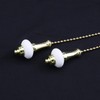 2pcs Ceiling Light Fan Switch Pull Cord Weight Handle Chain