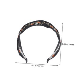 FRCOLOR Material Wavy Hair Ribbon Bohemia Style Headband Easy to Wear Daily Headwear for Women