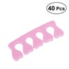 BIUDECO 120pcs Pink Foam Nail Toe Separators for Easy Manicure