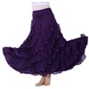 CISMRAK Elegant Ballroom Dancing Latin Dance Salsa Tango Swing Skirt