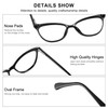 VIPBEST Blue Light Blocking Glasses for Women Men Oval Cat