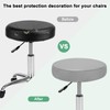 M METERXITY 1-Pack Bar Stool Covers Round, for 12-14 Inch