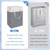 BlissTotes 3-Pack Laundry Basket, Freestanding＆Waterproof Laundry Hamper, Collapsible Tall Clothes