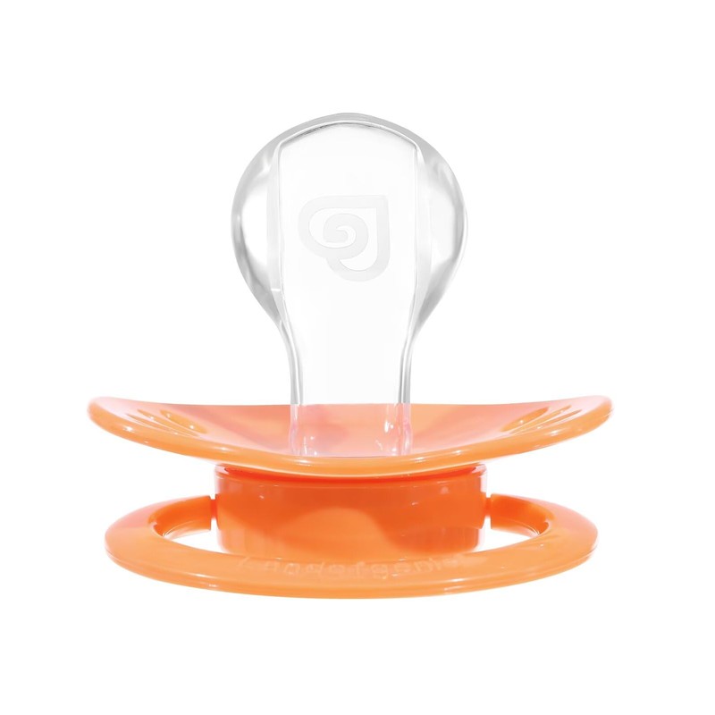 Landofgenie Adult Size Dummy Large Teat Shield Dummy Orange