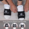 LAMANTOP 4 Pairs Socks for Dancing Shoe Socks on Smooth