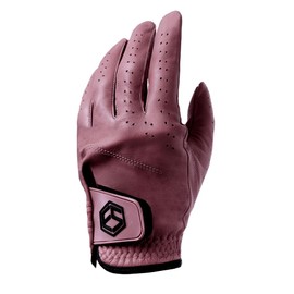 FAR&STRAIGHT Premium Cabretta Leather Men's Golf Glove - Exceptional Grip, Style, and Comfort (Burgundy, Medium)