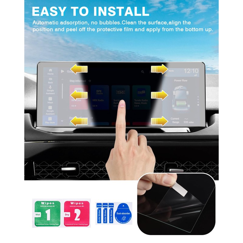Karltys [Upgrade] 2 Pack 2023~2025 Honda Accord Hybrid 12.3-Inch Screen
