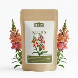 3000 Pcs Snapdragon Seeds for Planting Outdoor Garden, Snap Dragon Seeds for Planting Flowers, Pollinator-Friendly Color Mix, Annual Antirrhinum Majus