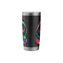 Rottweiler Hoodie Rottie Dog Colorful Funny Print Graphic Stainless Steel Insulated Tumbler