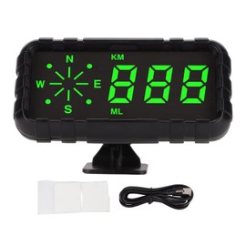 Universal Hud Head up Display, Digital GPS Speedometer Car Hud Extend Digital Display with Fatigue Driving and Over Speed Alarm for All Vehicles