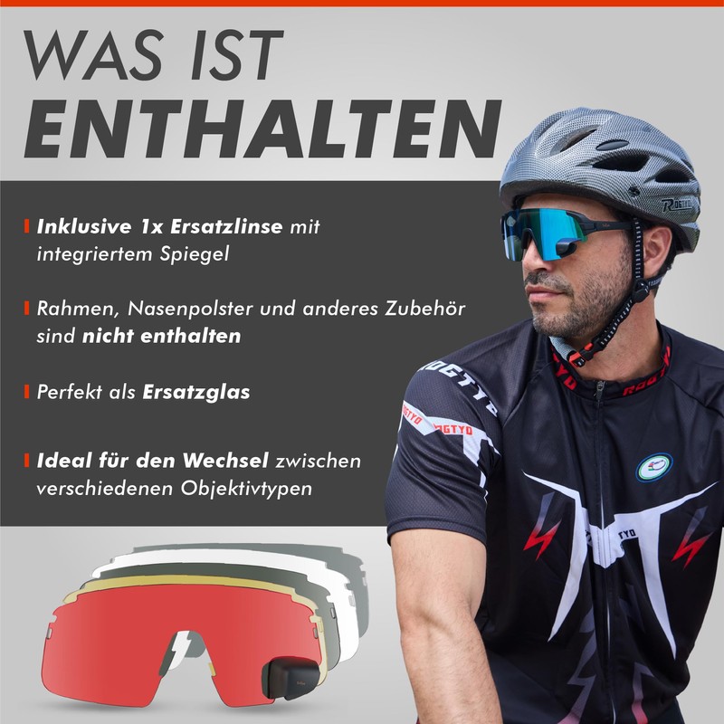 TriEye View Sport Replacement Lens Smoke Grey Tinted with Mirror