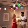 IPStank 48FT Solar-Powered RGB Outdoor String Lights – Dimmable Waterproof