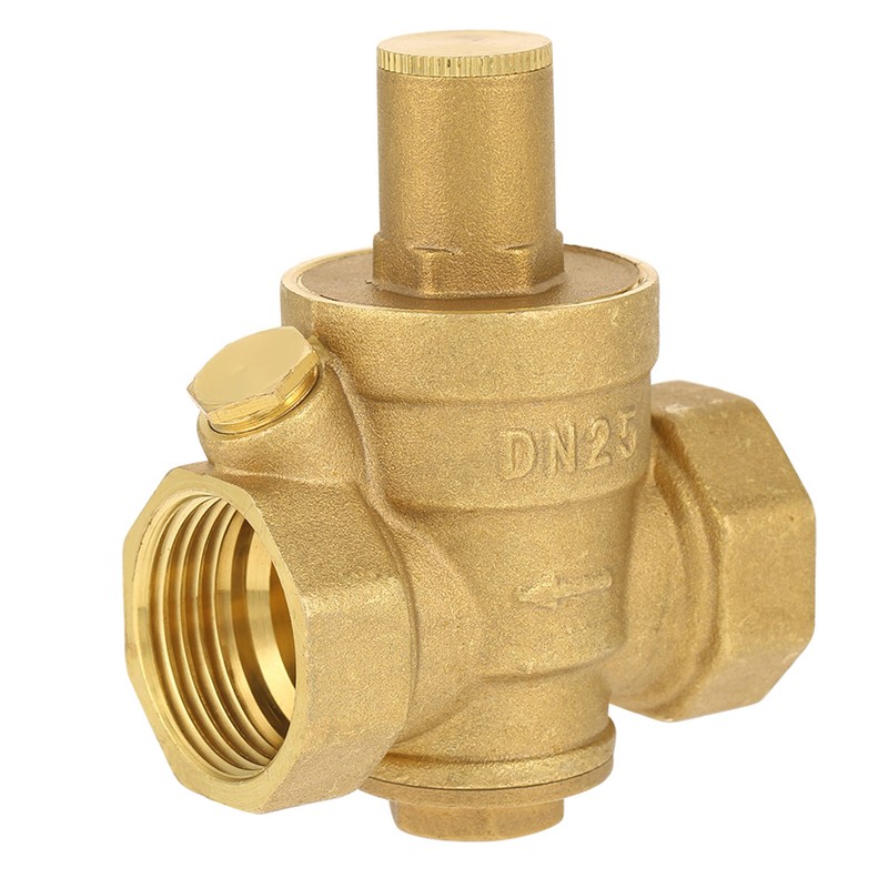 1pc Brass Adjustable Water Pressure Reducing Regulator Valve Thread DN25
