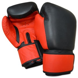 Ring to Cage No Logo Muay Thai Sparring Gloves - All Leather (18oz)