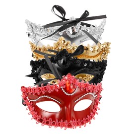 KONTONTY Festival Children Mask Dance Mask for Boys and Girls Masquerade Party Decorative Cosplay Easy to Paint