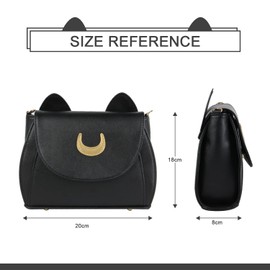 LUI SUI Damen Nette Katze Tote Schultertasche Crossbody Handtaschen Top Griff Stilvolle Taschen