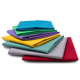 7 x 0.5 m Cotton Fabric Set, 148 cm Width, 100% Cotton, 3.5 m, Choice of Material, Many Colours, Patchwork (Colourful 8, Set of 7)