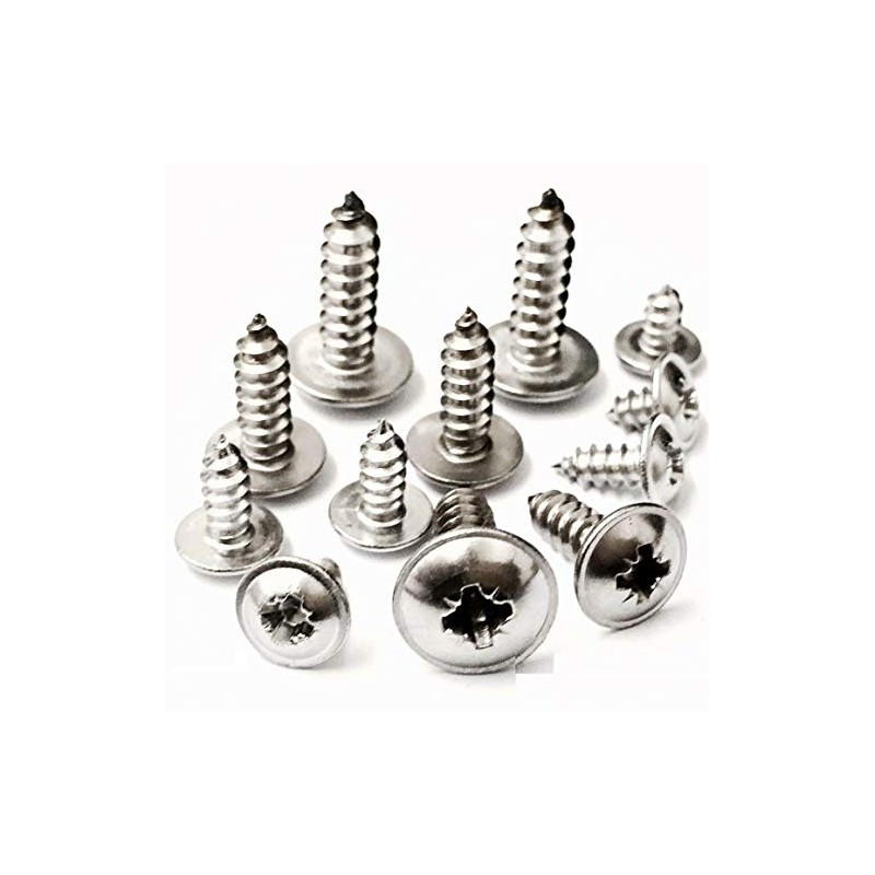 KADco® Pozi Flanged Self-Tapping Screw - Stainless Steel A2 Flanged