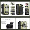 BAIGIO 30L Motorcycle Backpack Rear Bag Waterproof Motorcycle Seat Bag