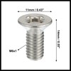 Hihaha 8pcs Brake Disc Rotor Screws Bolts Kit 93600-06014-0H for