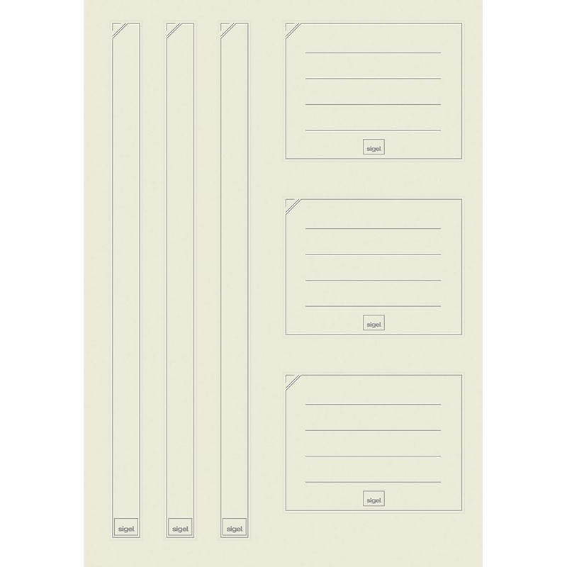 Sigel Hardcover Graph Notebook with Stylish Red Elastic Closure, Black,