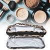 3pcs Makeup Bag Set Leopard Print Large Capacity Portable Waterproof