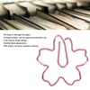 100pcs Sakura Shape Paper Clips Increased Slip Resistance Plating Process