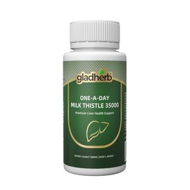 GladHerb One-A-Day Milk Thistle 35000mg 60 Tablets