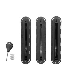 AQUBONA Surfboard Fin Box Set, 3 Future Fin Boxes with Key Screws