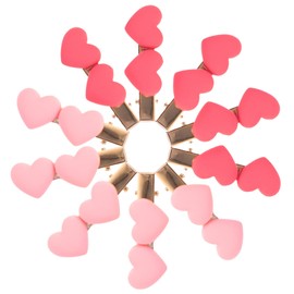 Healvian 10pcs Heart-shaped Hair Clips for Boys and Girls and Women Sweet Valentine s Day Barrettes Alligator Clips for Daily Wear and Special Occasions Adorable Styling Accessories