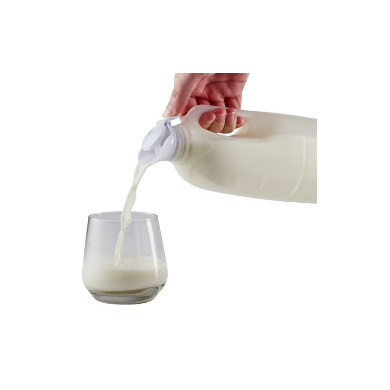 Lakeland Smooth Pouring Milk Bottle Toppers – Pack of 2